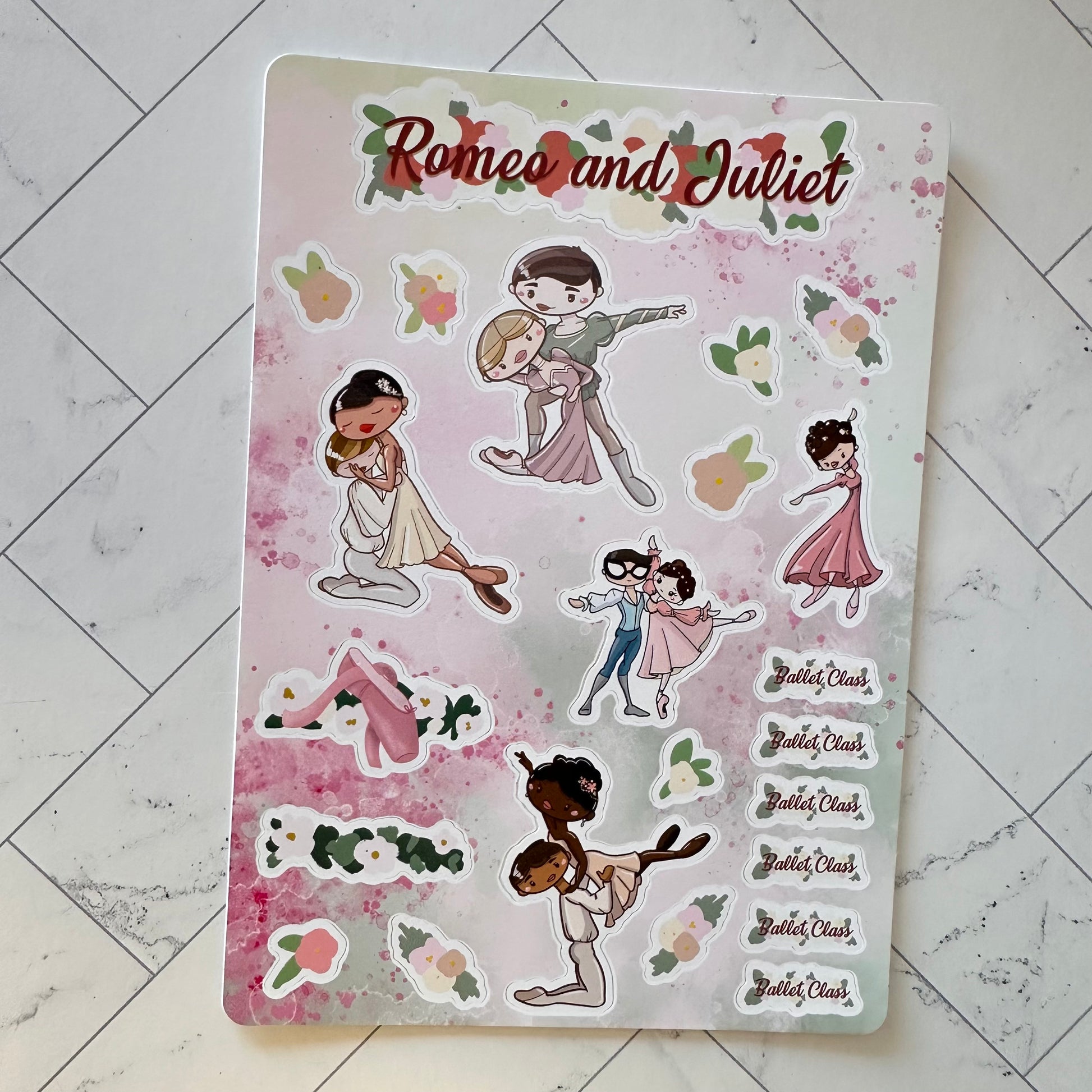 Romeo and Juliet Planner Stickers