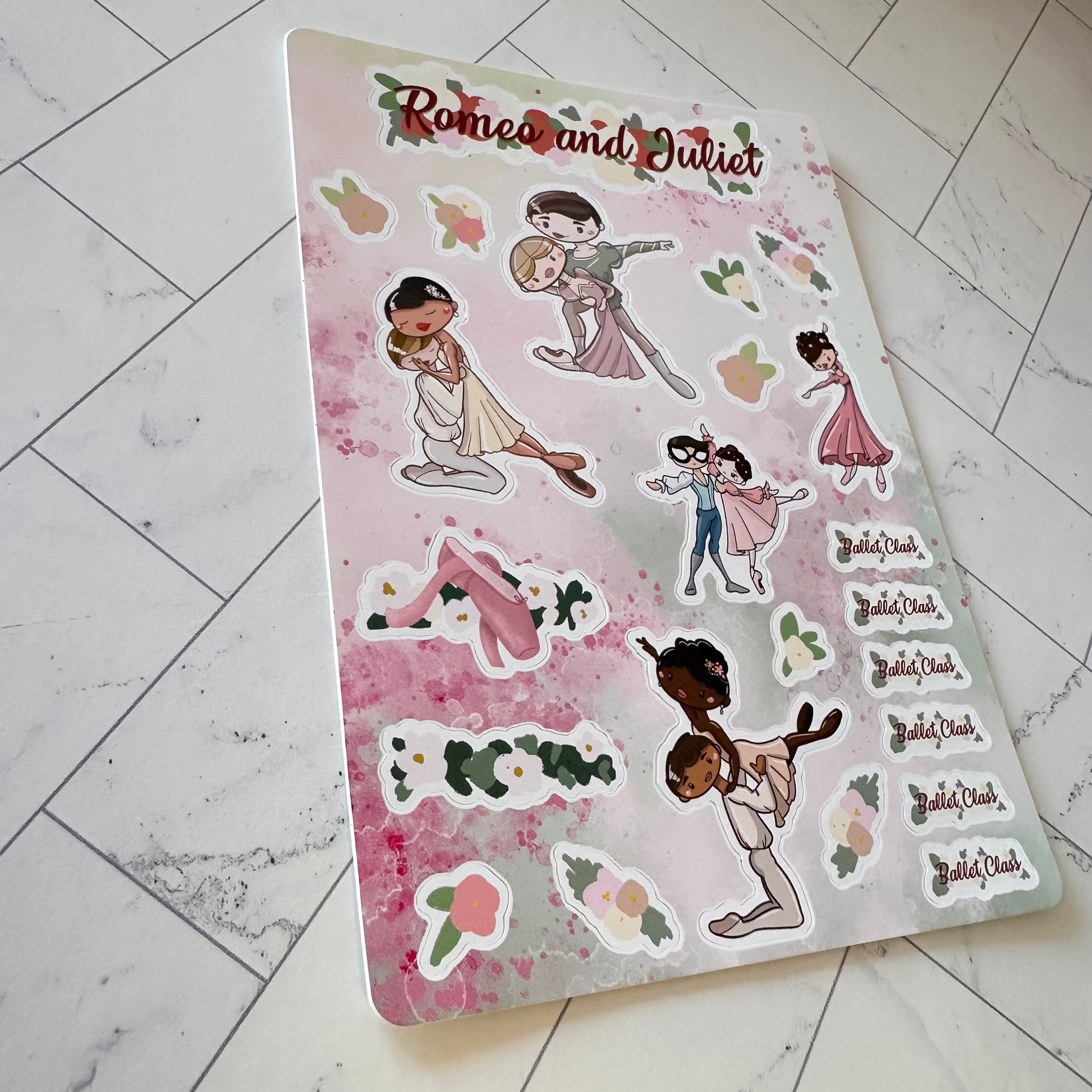 Romeo and Juliet Planner Stickers
