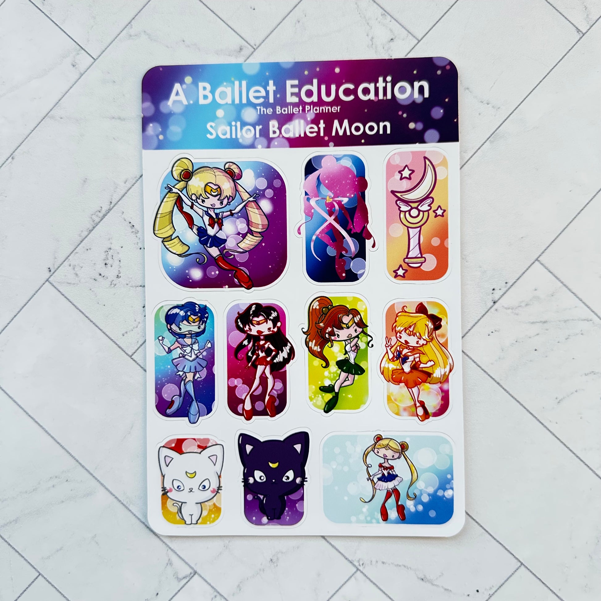 Sailor Ballet Sticker Sheet