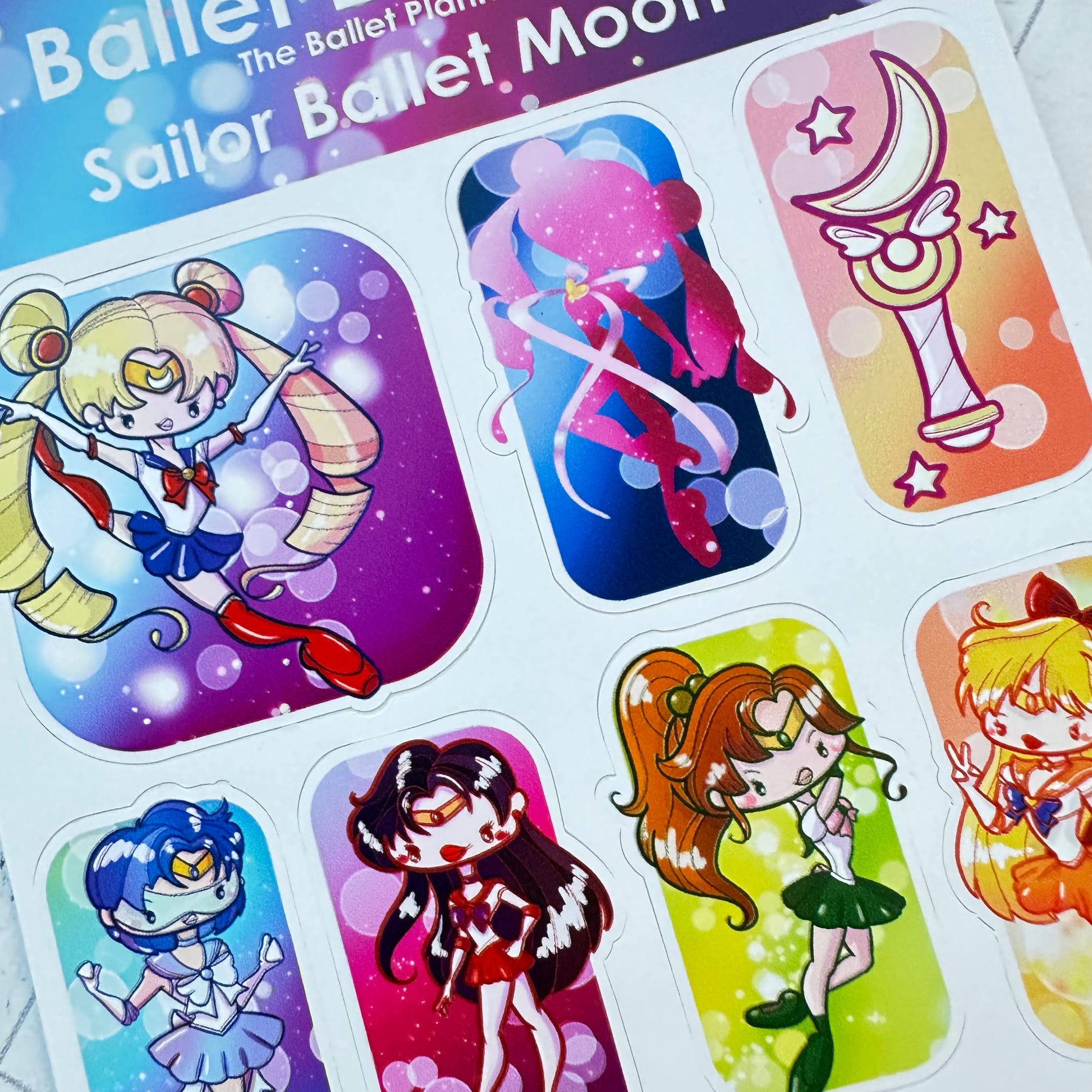 Sailor Ballet Sticker Sheet