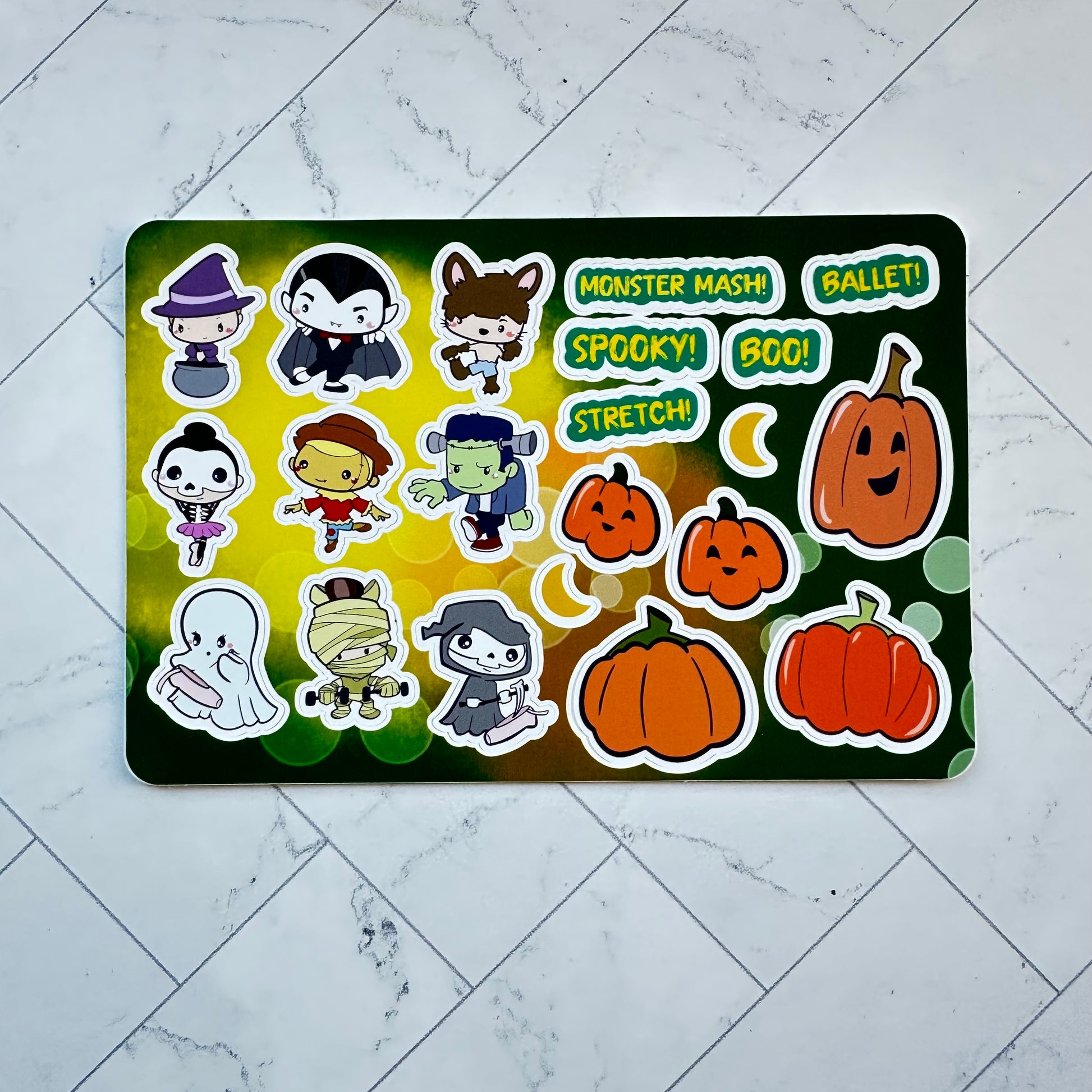 Spooky Sticker Sheet