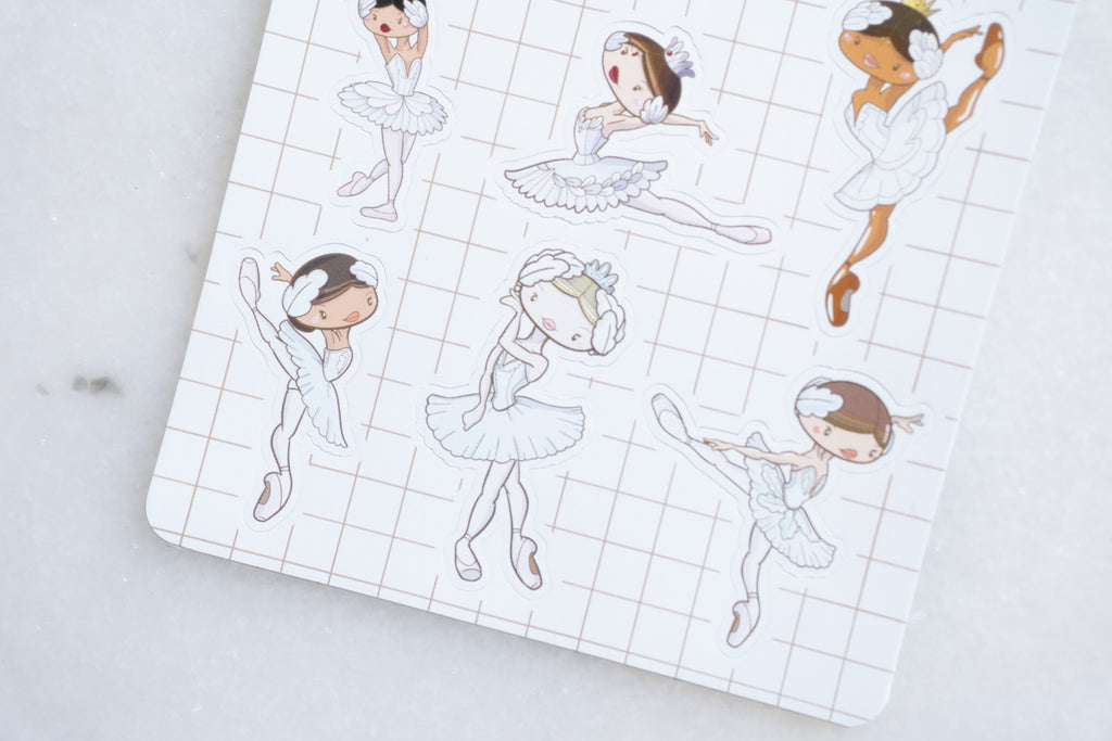 Swan Dreams Sticker Sheet