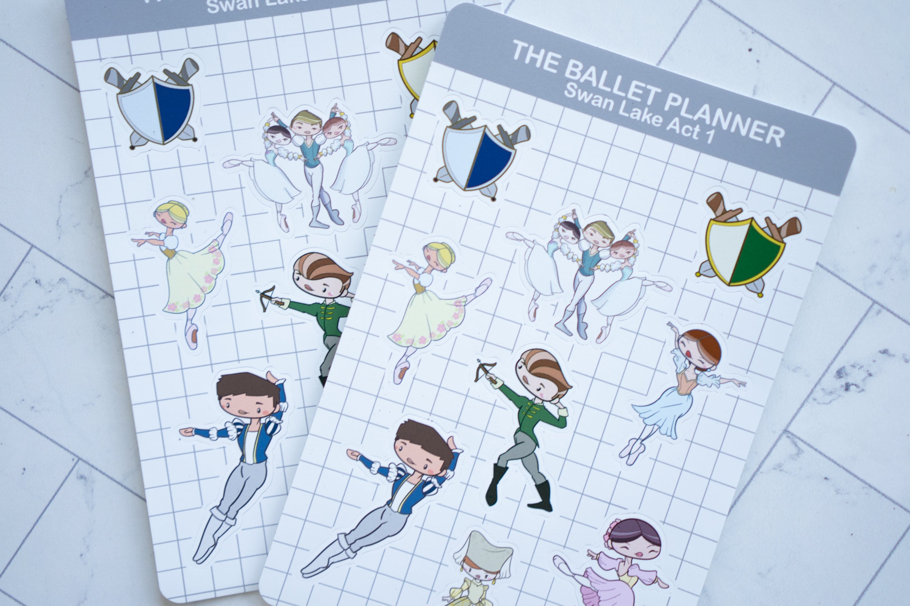 Swan Lake Act 1 Sticker Sheet