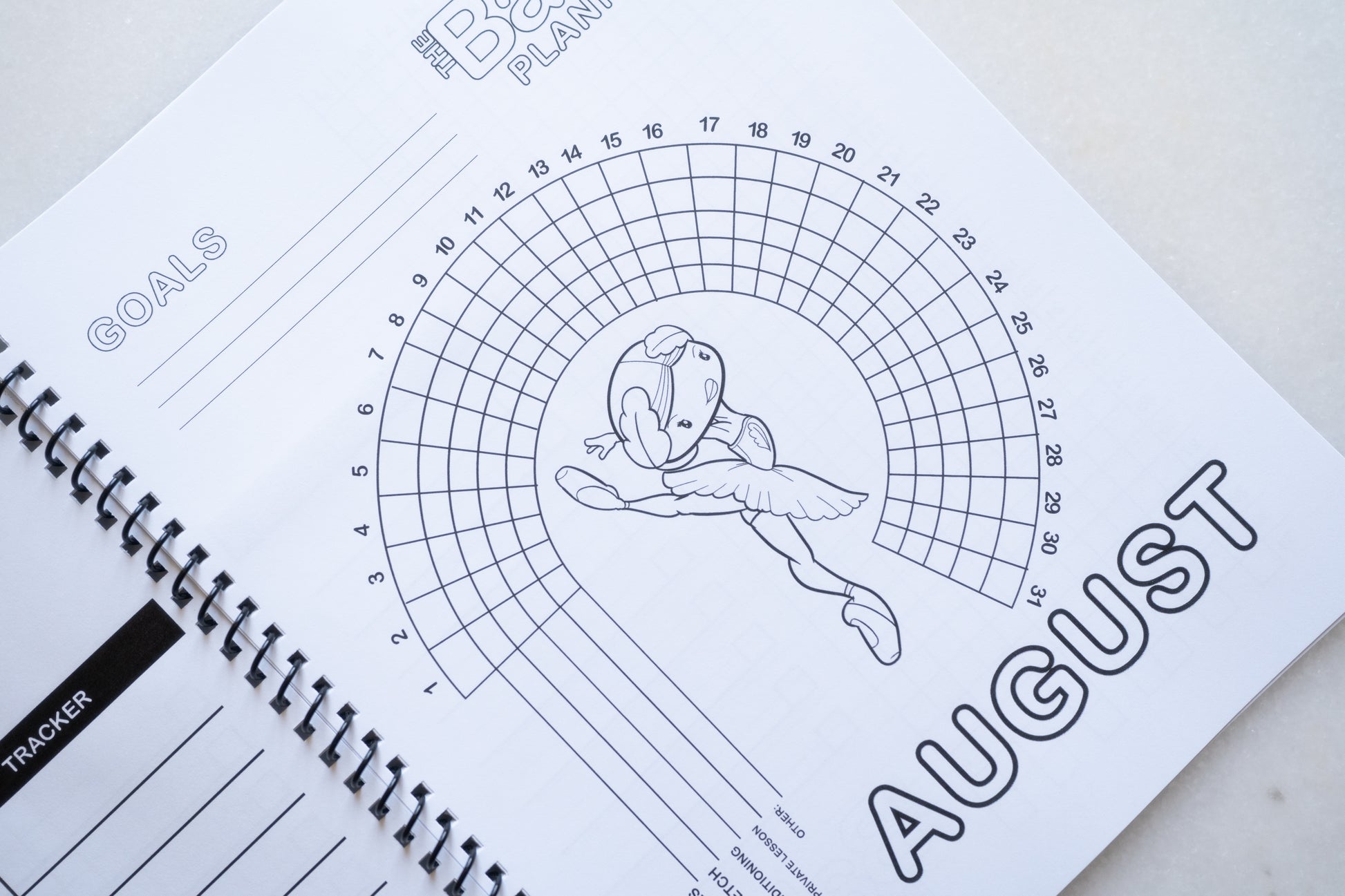 White Swan - Good Habits & Tracker - Coloring Edition