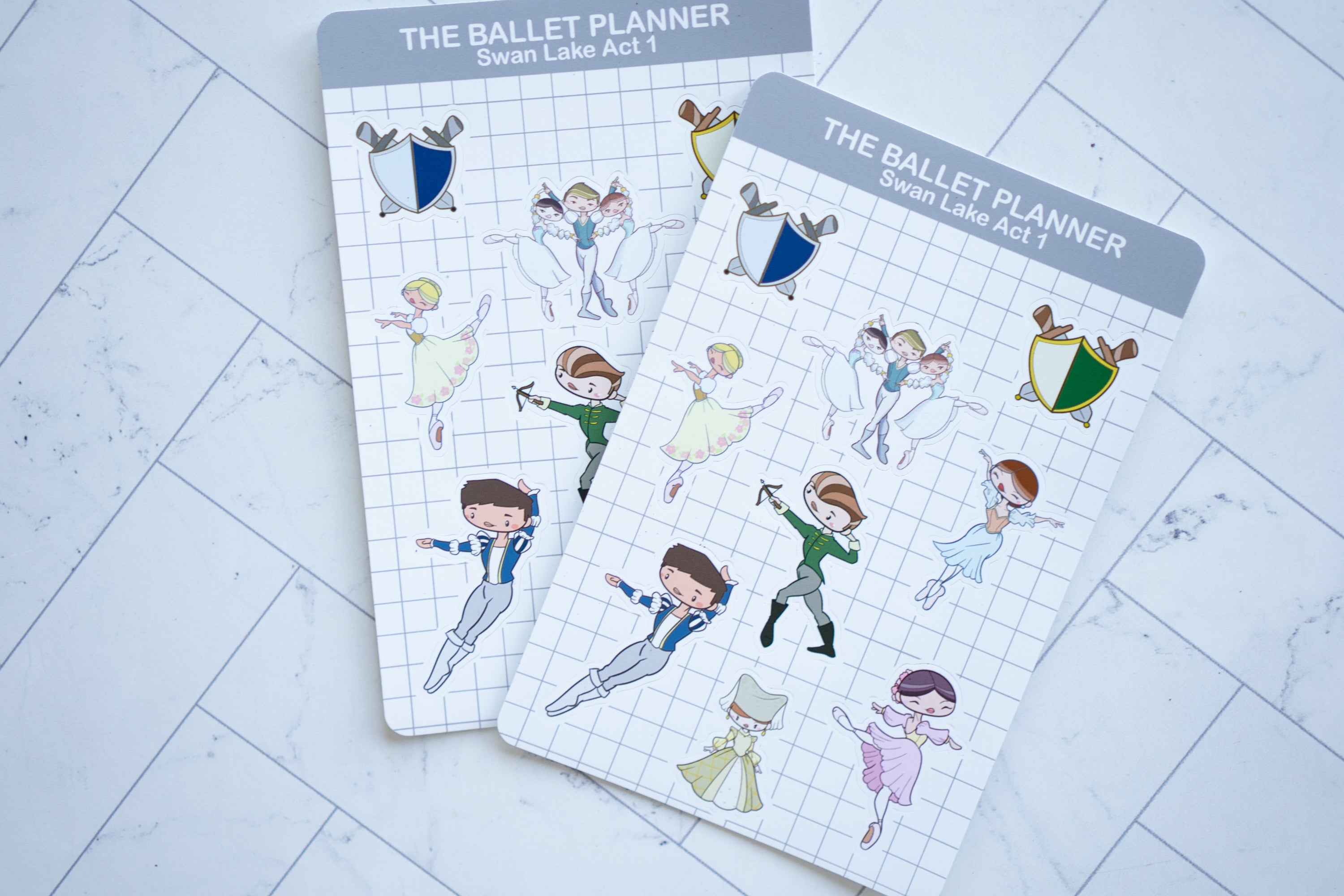 Swan Lake Act 1 Sticker Sheet