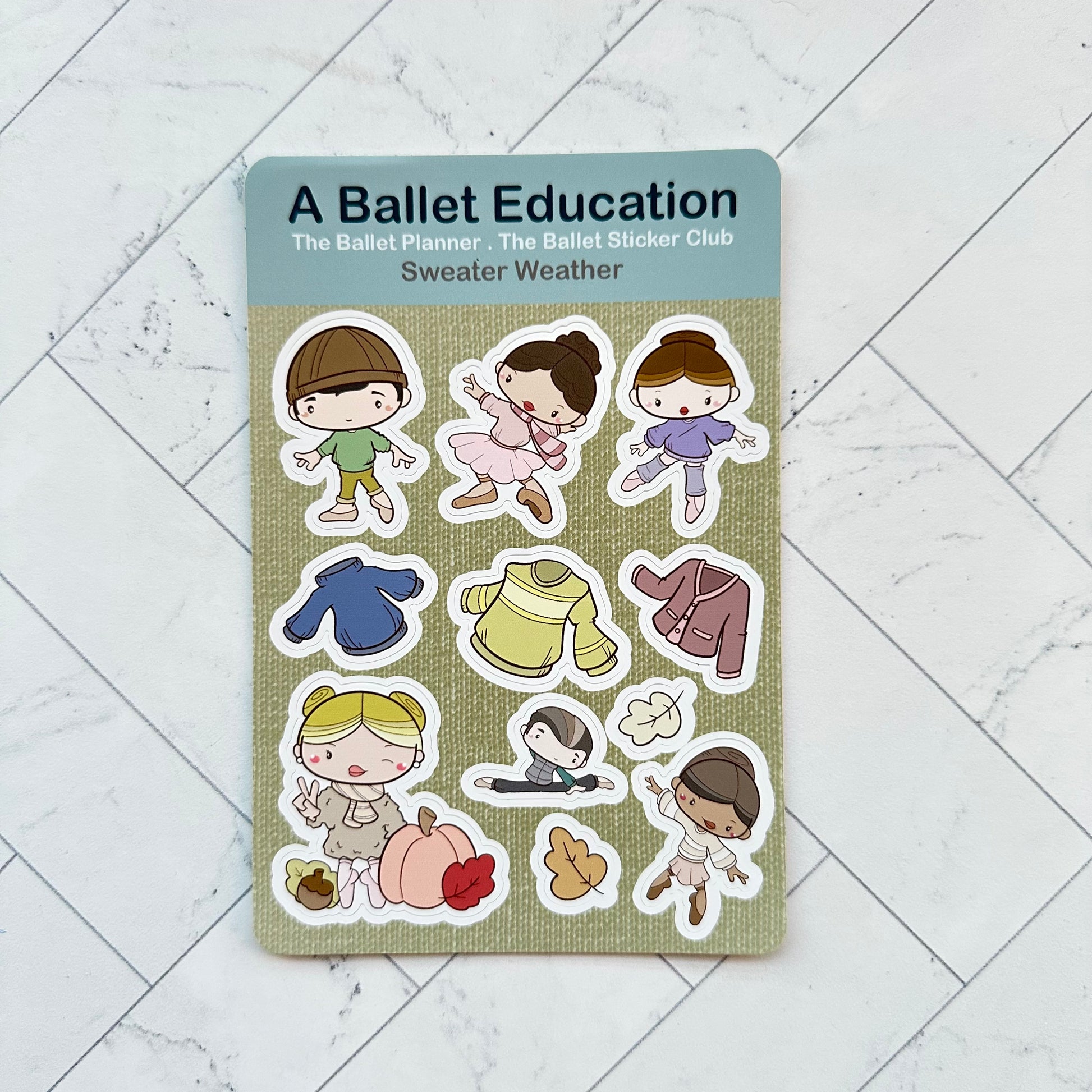 Sweater Weather Sticker Sheet