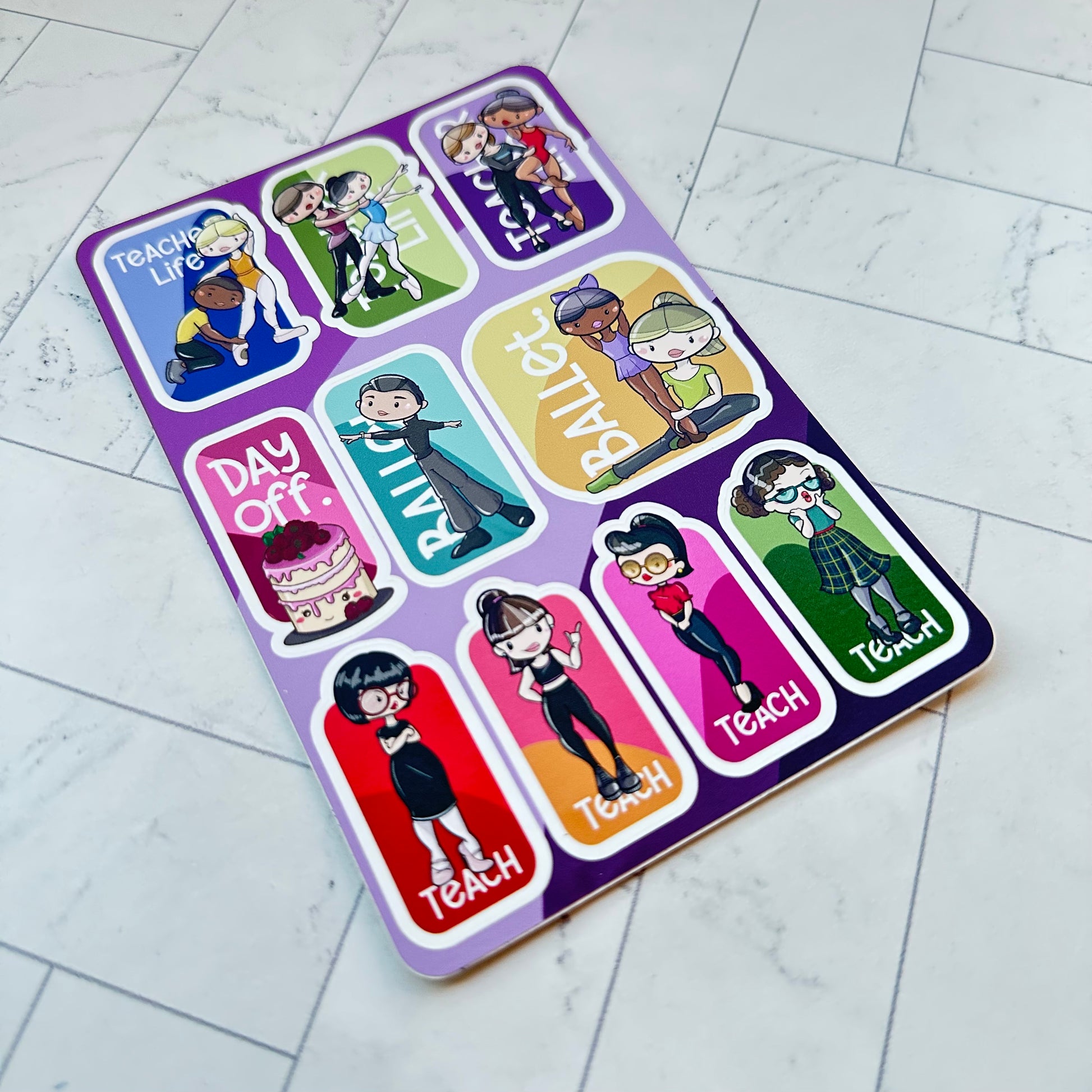 Teacher Life Sticker Sheet