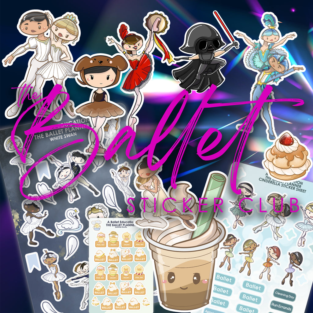 Ballet Cat Sticker The Ballet Sticker Club – The Ballet Planner