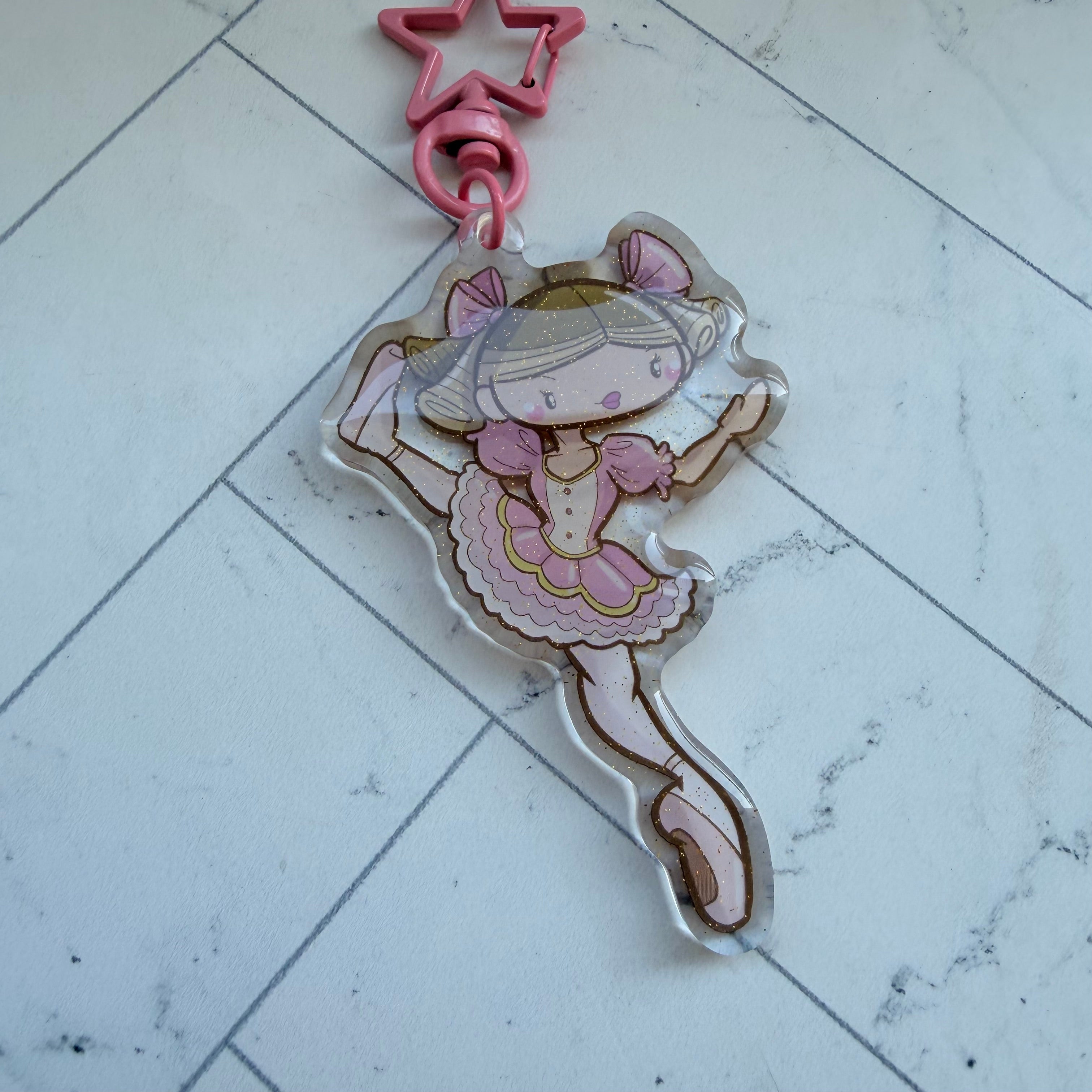 Columbine Doll Keychain/Bag Charm
