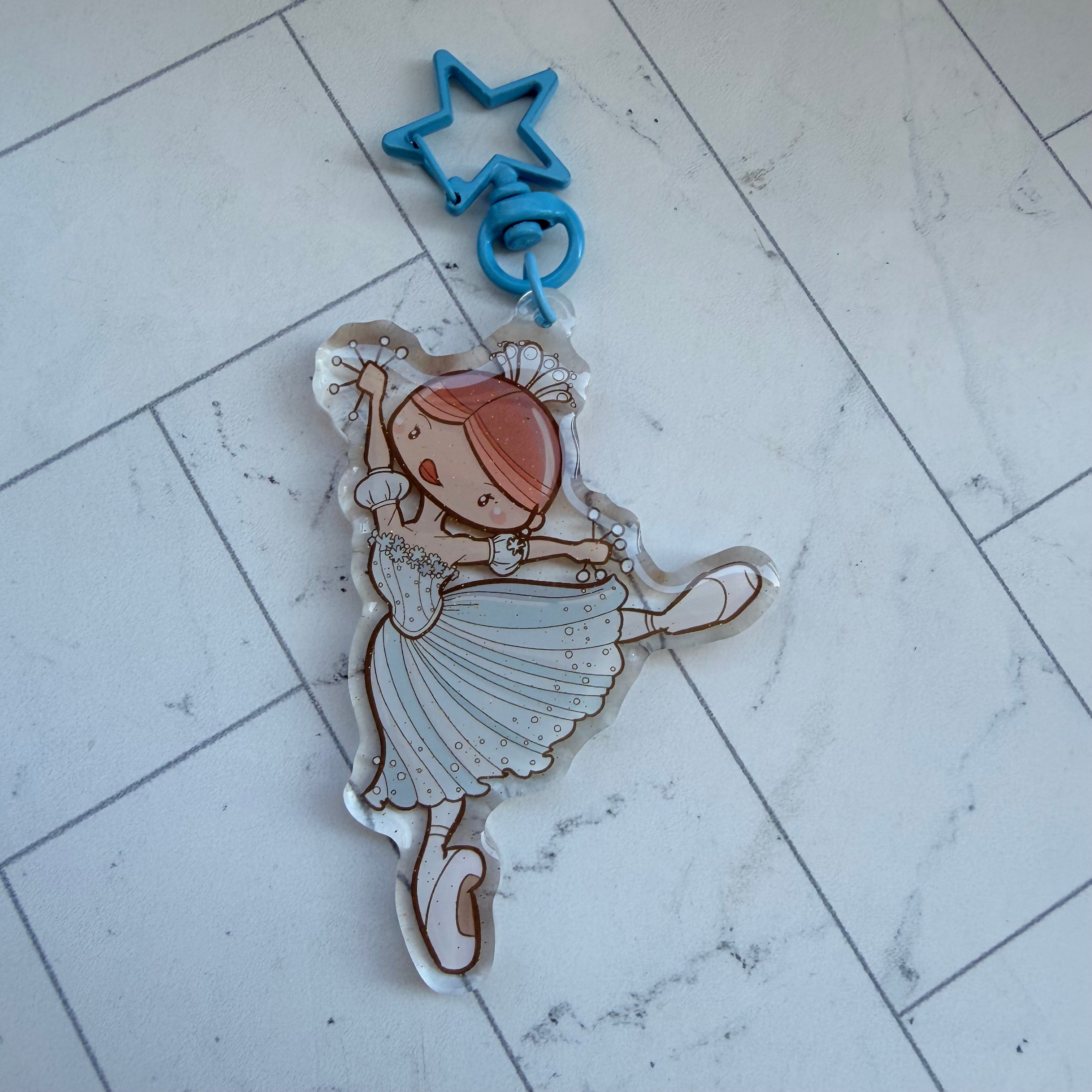 Snow Bag Charm/ Keychain