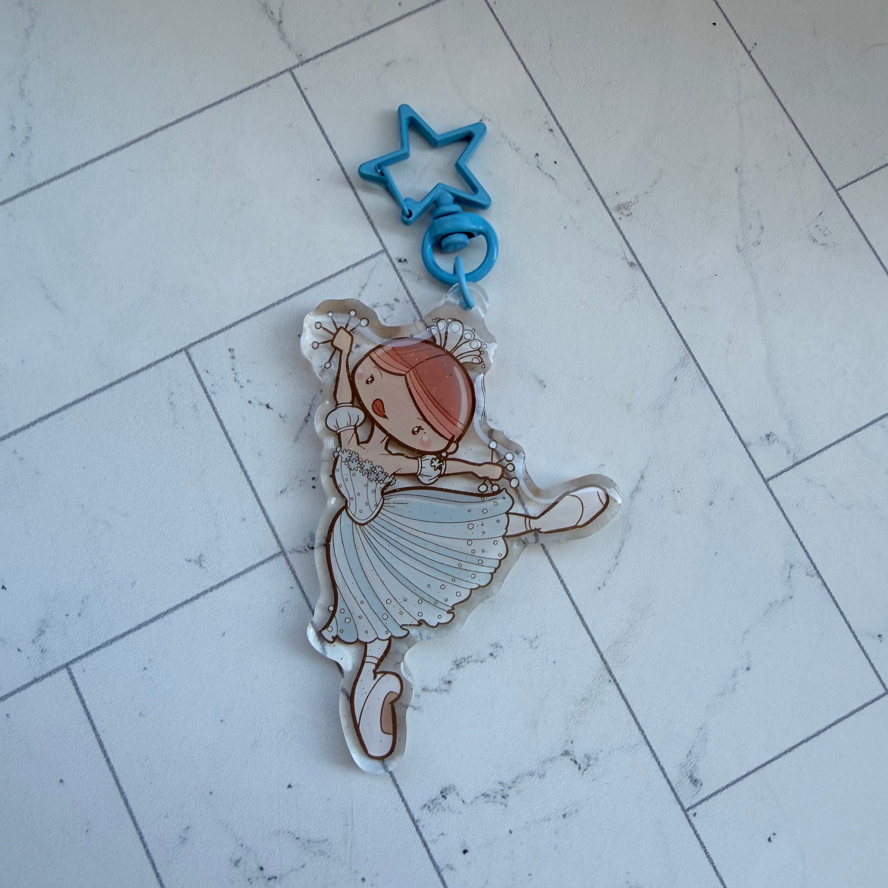 Snow Bag Charm/ Keychain