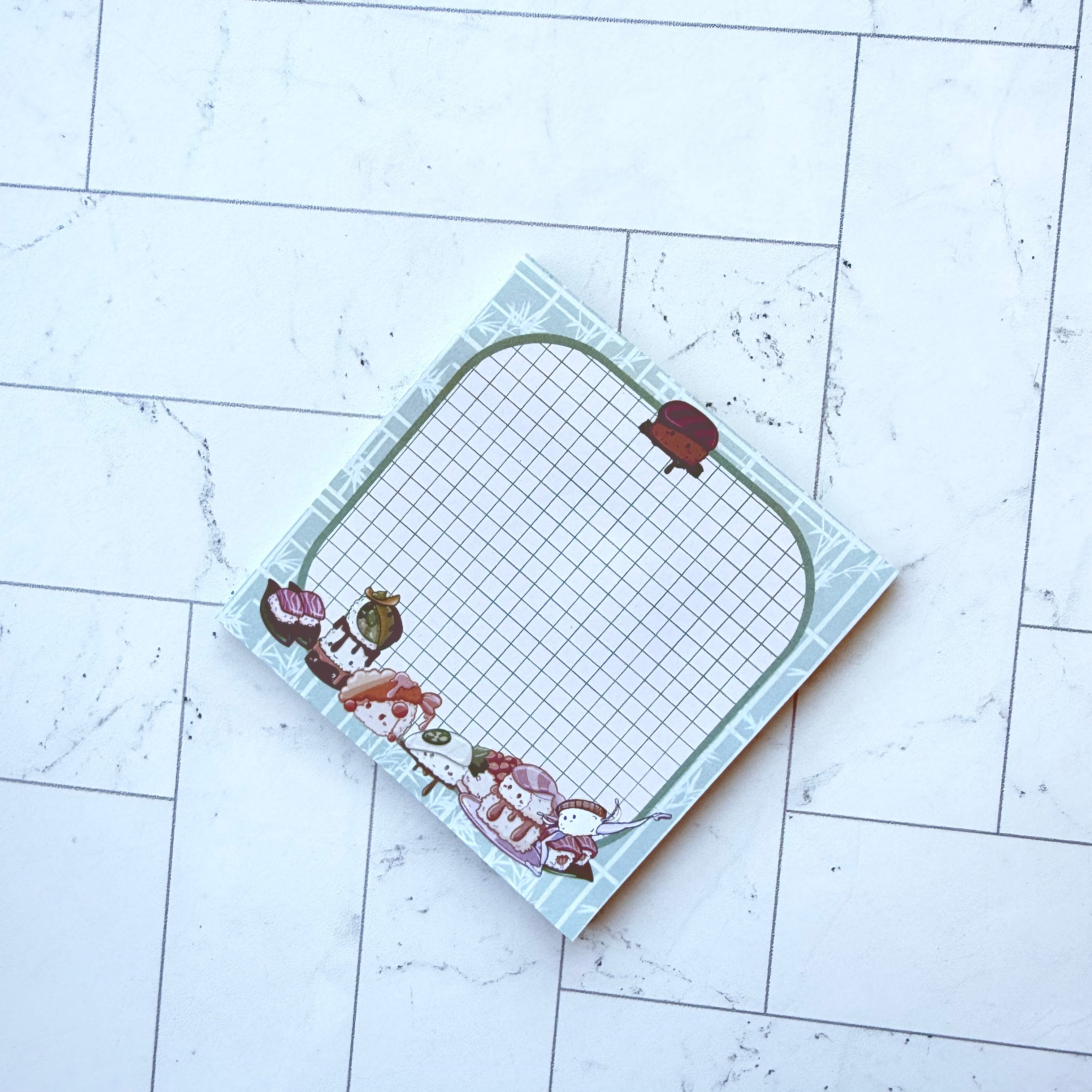 Cute Sushi Ballet Sticky Note