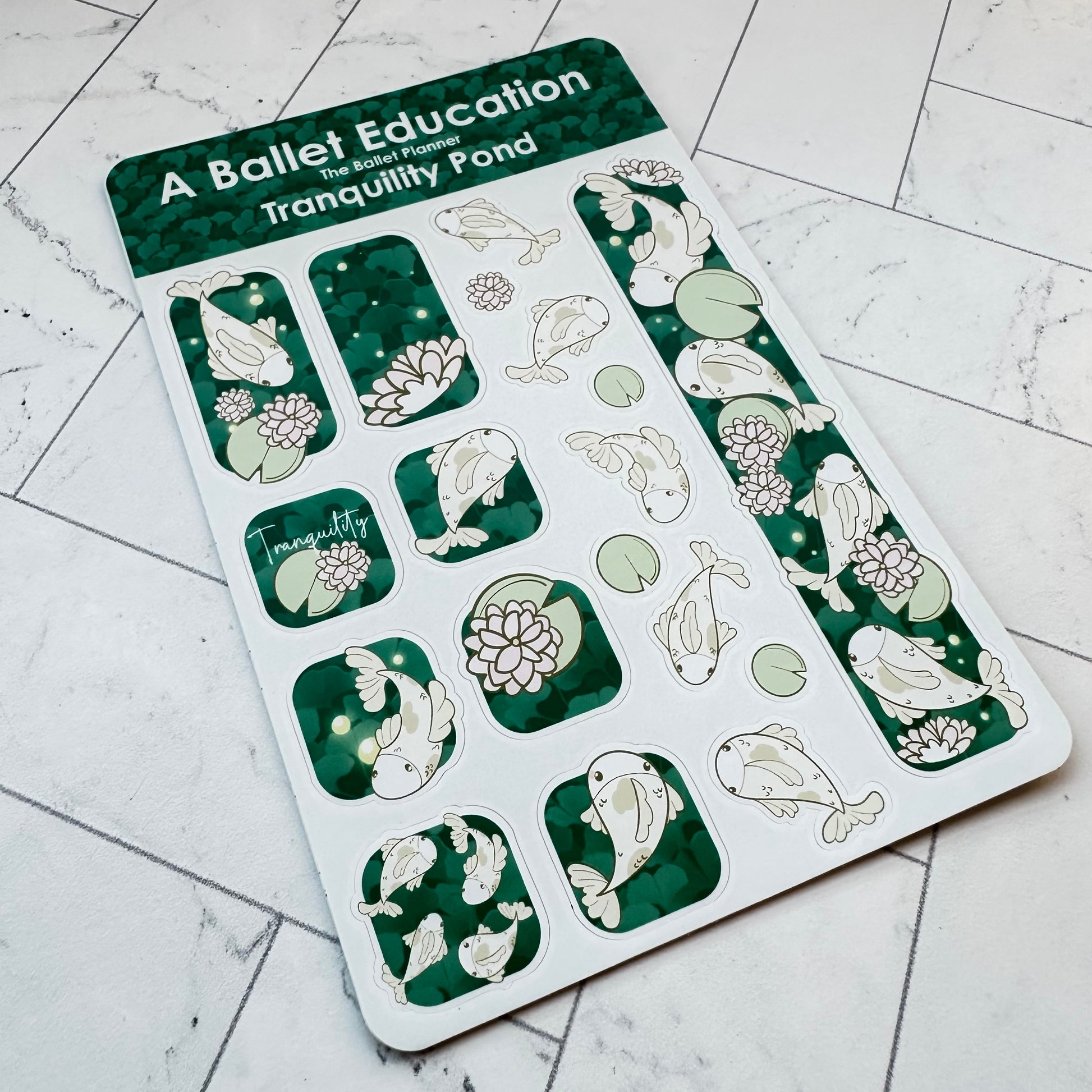 Tranquility Pond Sticker Sheet