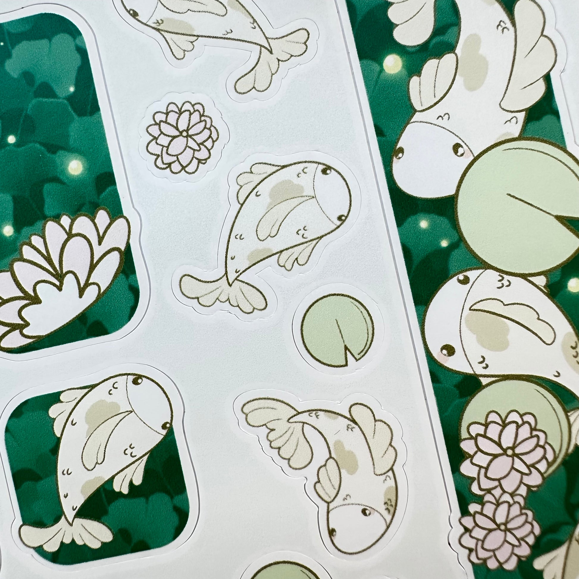 Tranquility Pond Sticker Sheet