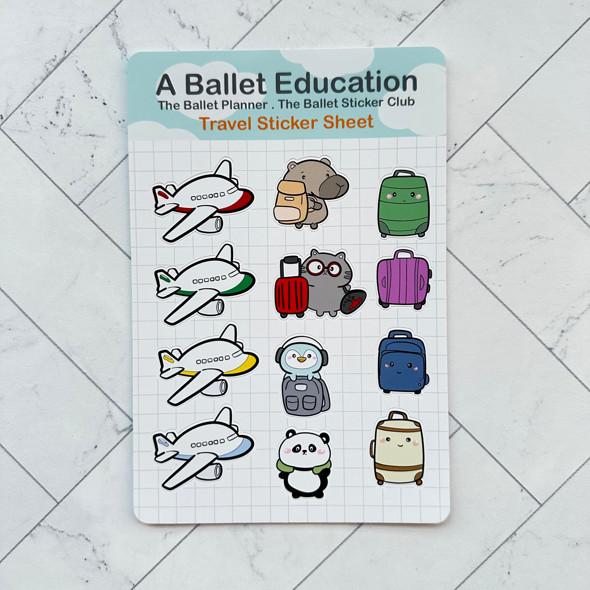 Travel Sticker Sheet