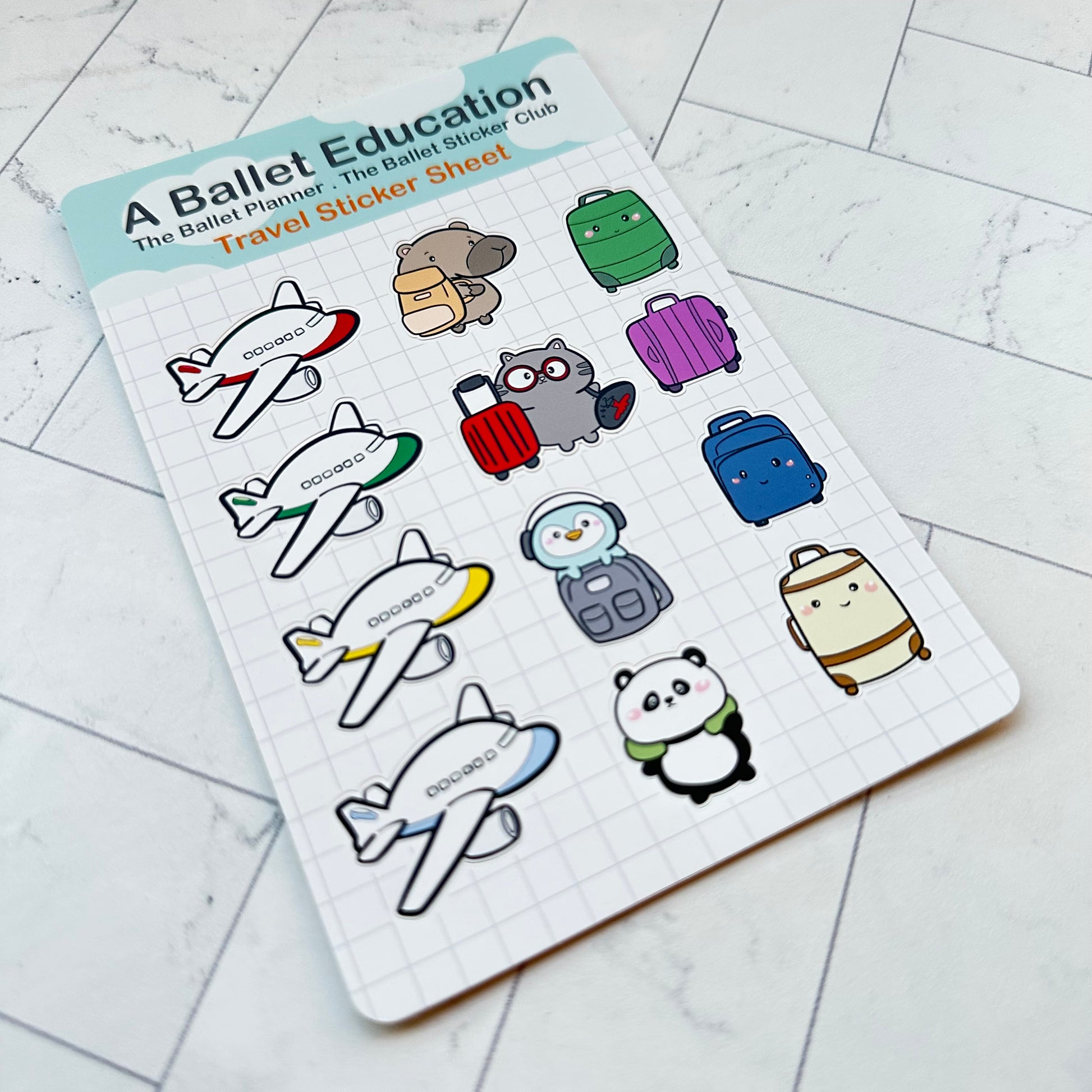 Travel Sticker Sheet