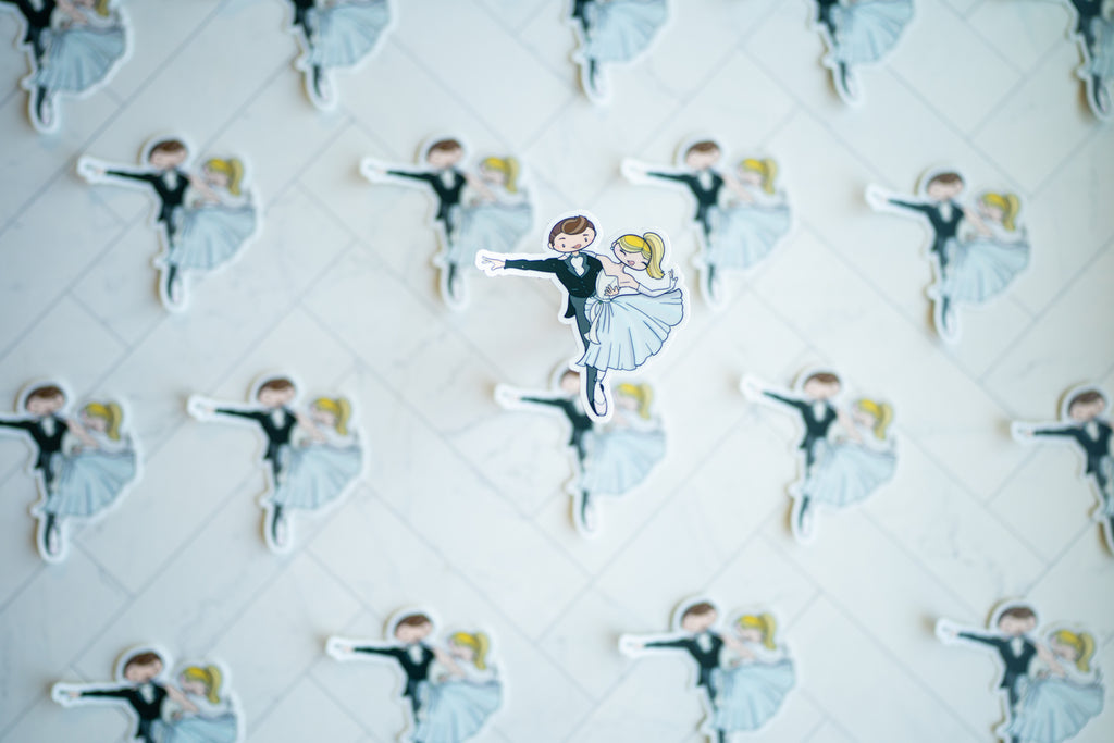 The Vienna Waltz Sticker