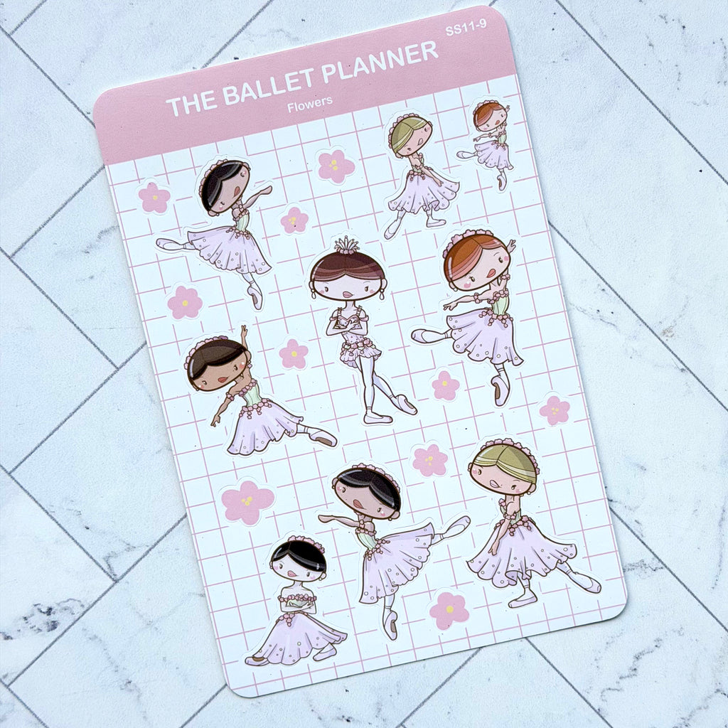 Waltz of the Flowers Sticker Sheet