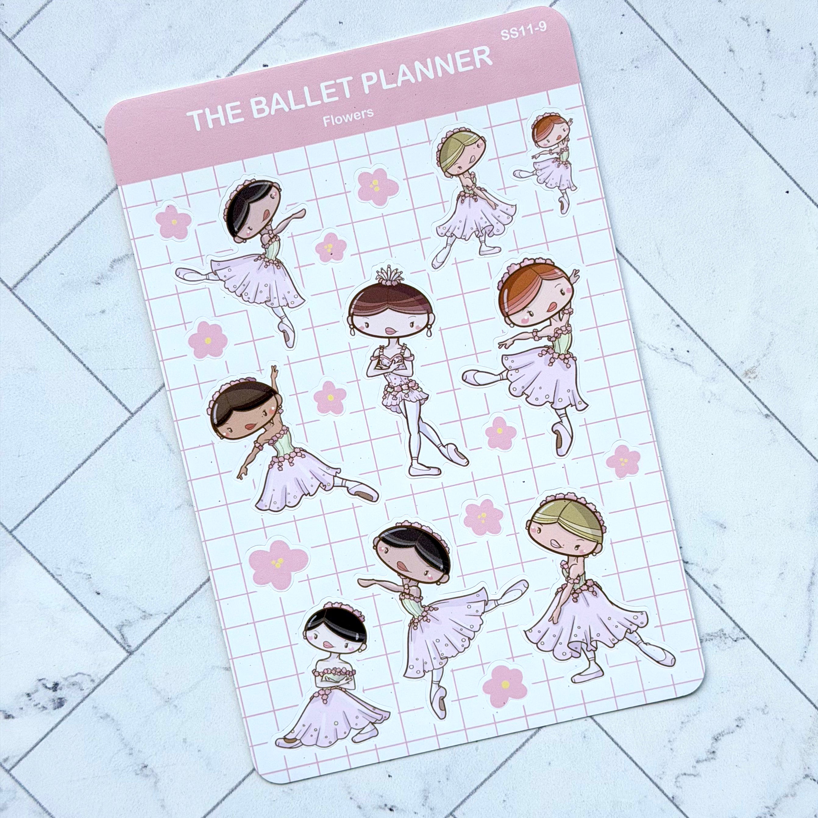 Waltz of the Flowers Sticker Sheet