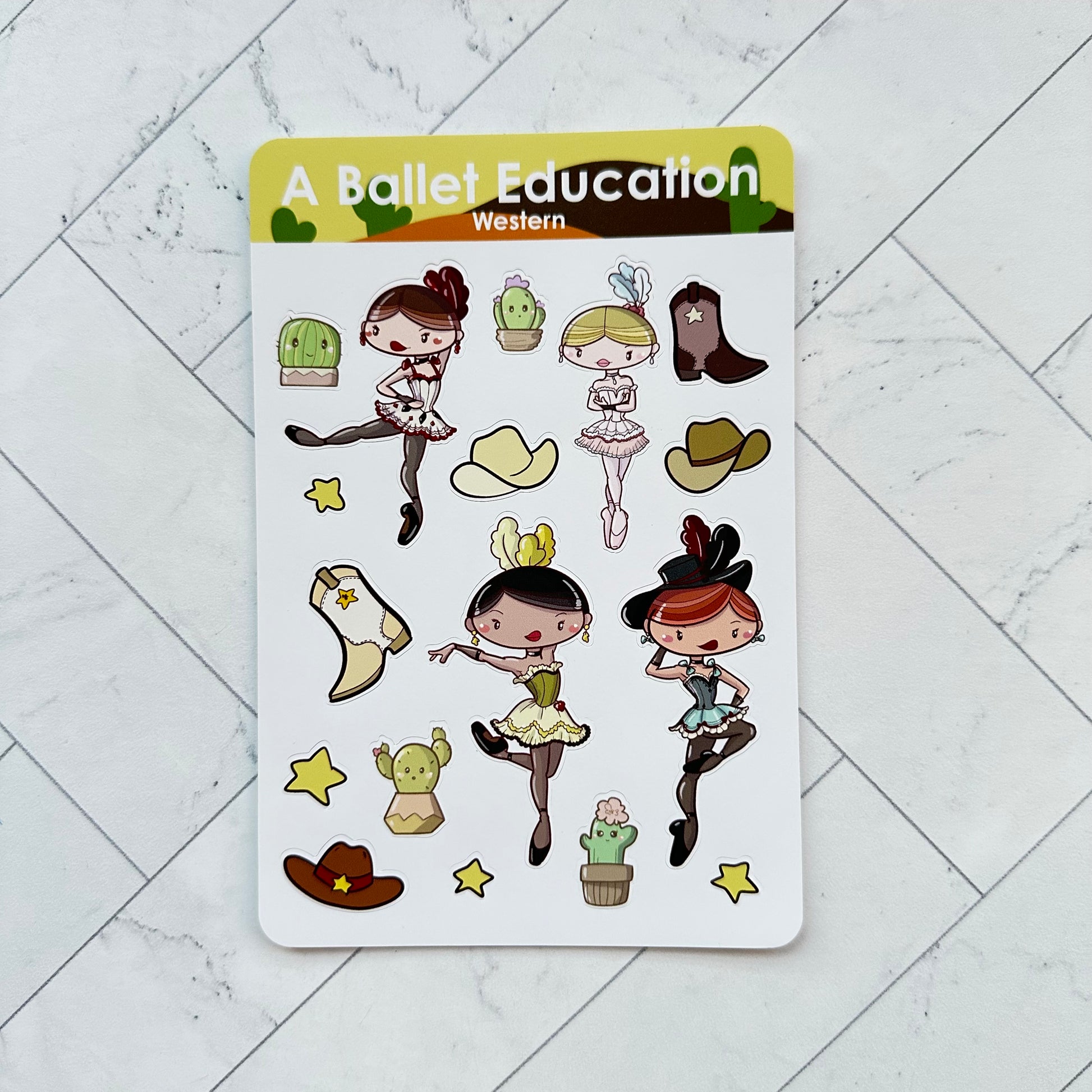Western Sticker Sheet