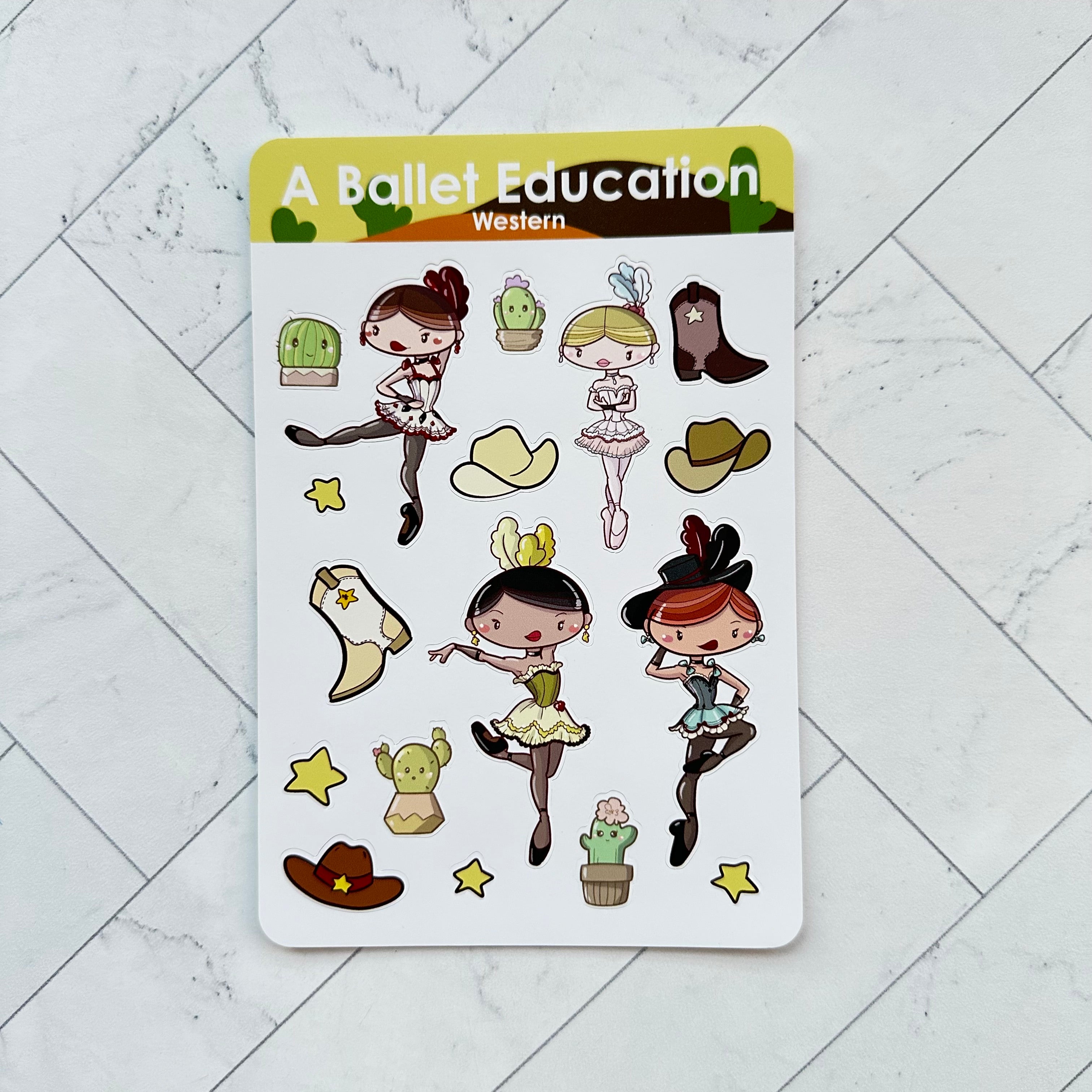 Western Sticker Sheet