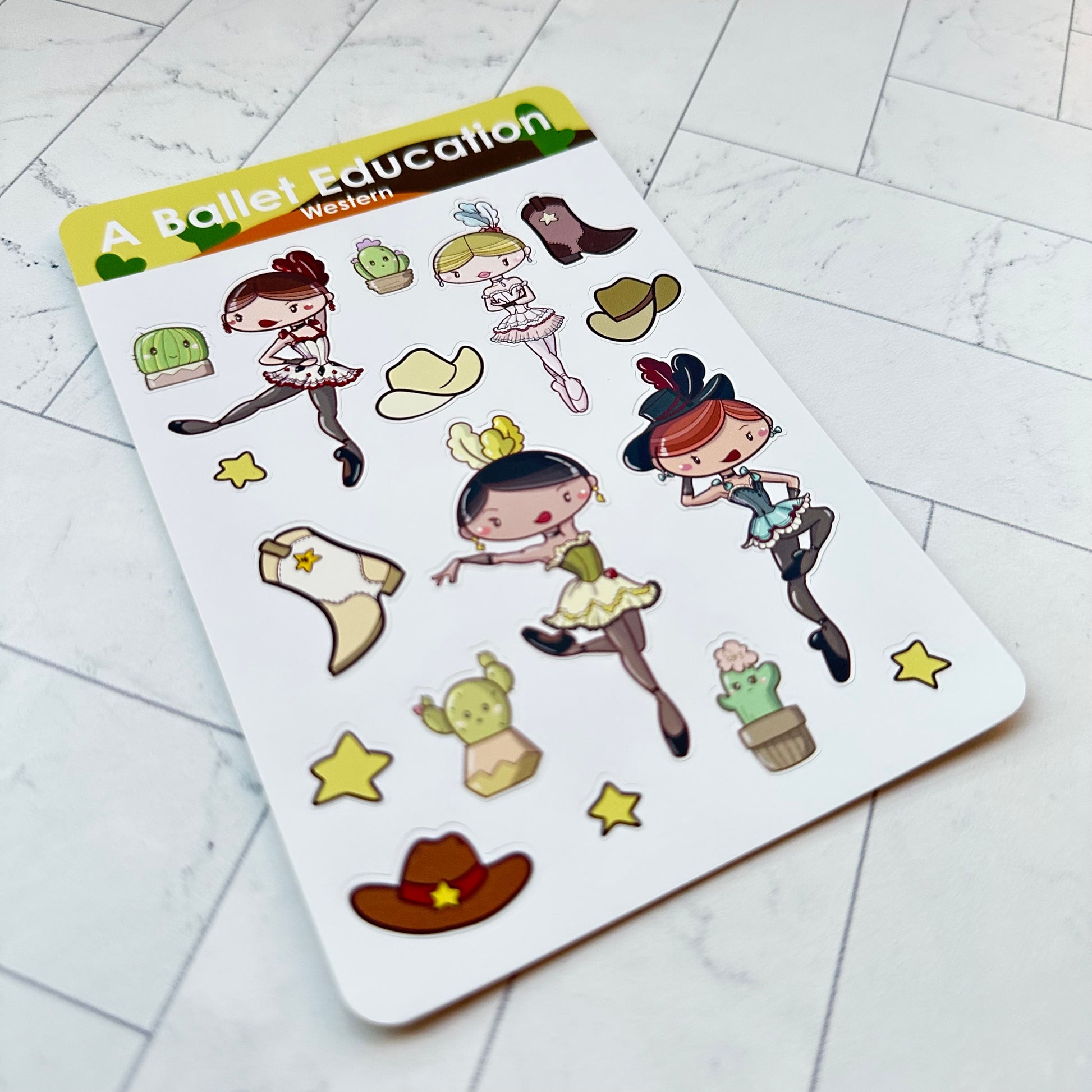Western Sticker Sheet