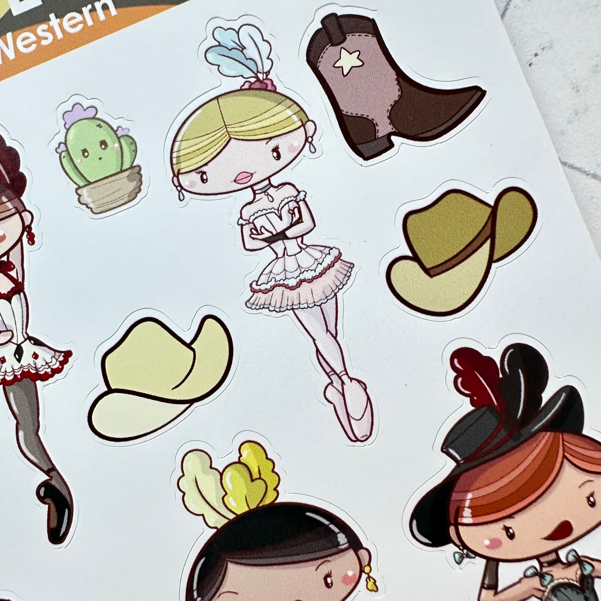 Western Sticker Sheet