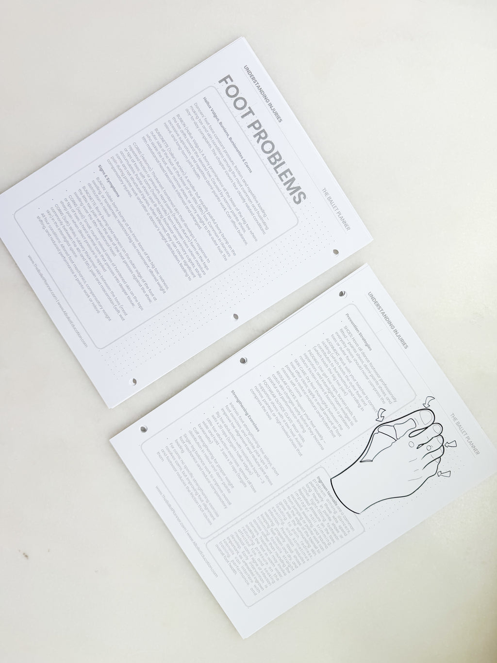 Dance Injury Prevention Workbook & Planner | Dancer's Wellness Journal | Strengthening Program | Injury Tracker | Print at Home PDF | Ballet, Dance & Gymnastics