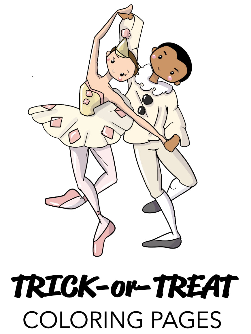 Trick or Treat Coloring Pages