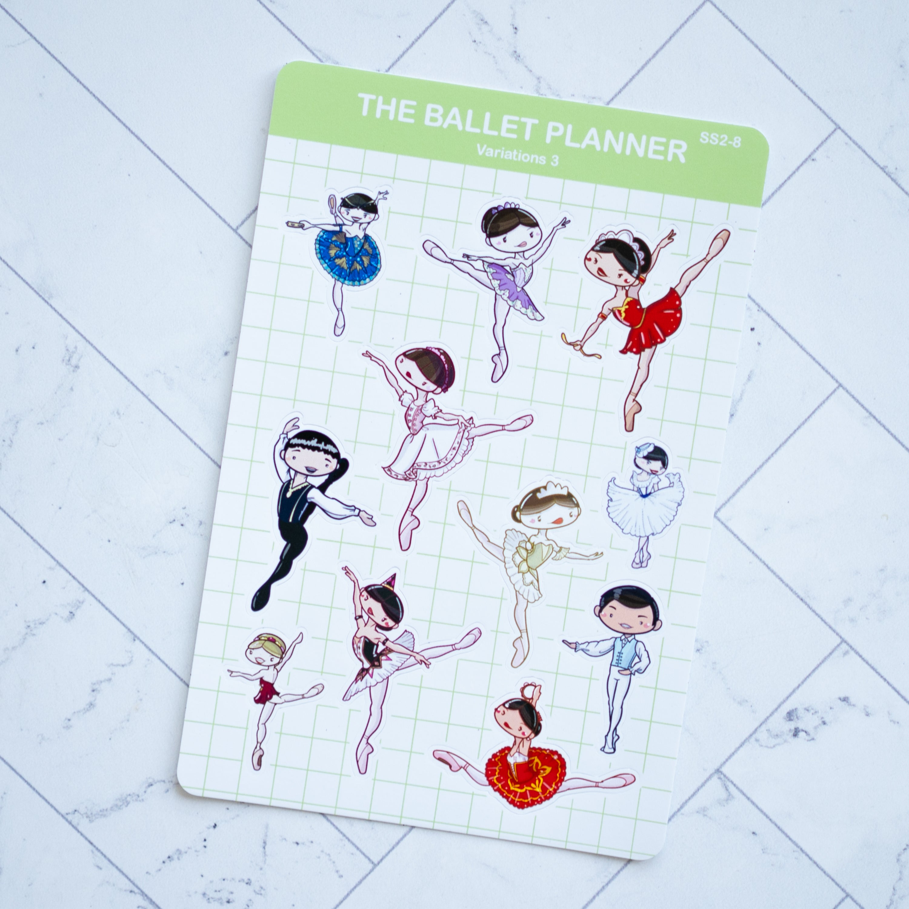 Variations 3 Sticker Sheet