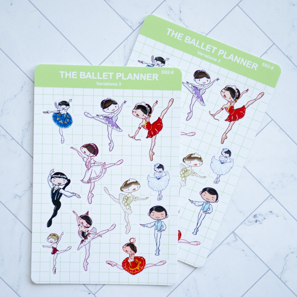 Variations 3 Sticker Sheet