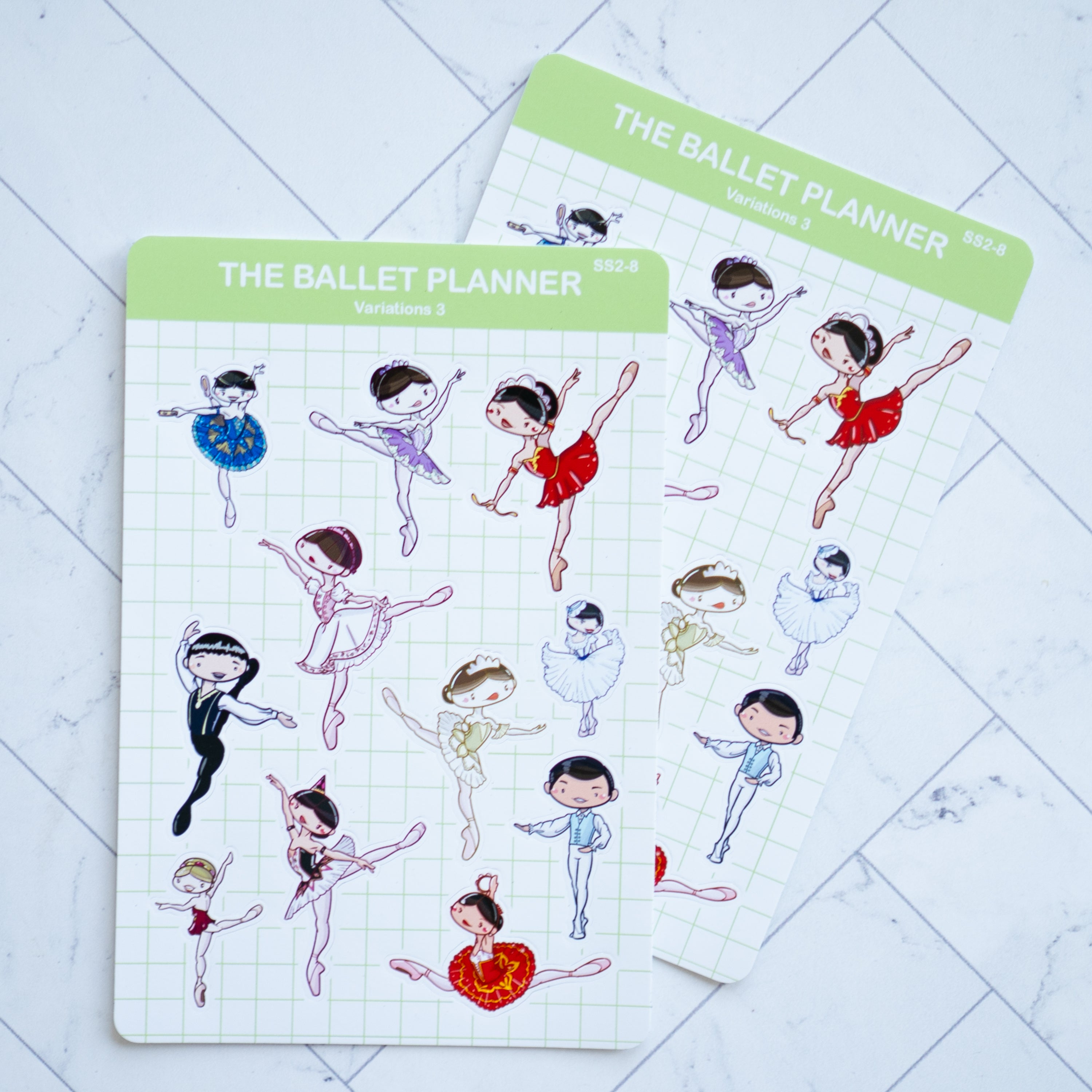 Variations 3 Sticker Sheet